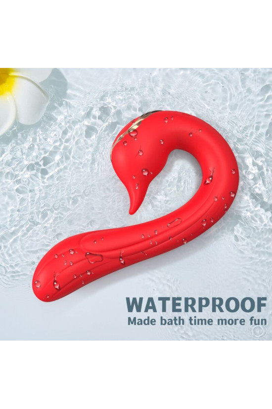 ARMONY - VIBRATORE DELFIN MULTIPOSIZIONE ED EFFETTO CALORE ROSSO