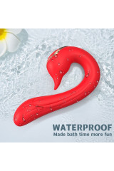 ARMONY - VIBRATORE DELFIN MULTIPOSIZIONE ED EFFETTO CALORE ROSSO