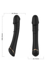 ARMONY - VIBRATORE DILDO IN SILICONE NERO