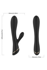 ARMONY - VIBRATORE RABBIT IN SILICONE NERO