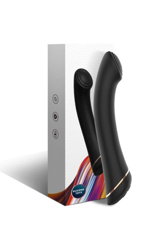 ARMONY - VIBRATORE FALT TESTA IN SILICONE NERO