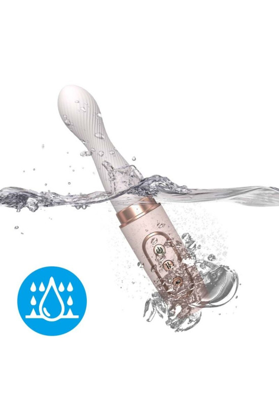 ARMONY - VIBRATORE ROTATORE E MACCHINA TELESCOPICA AUTOMATICA GIALLO