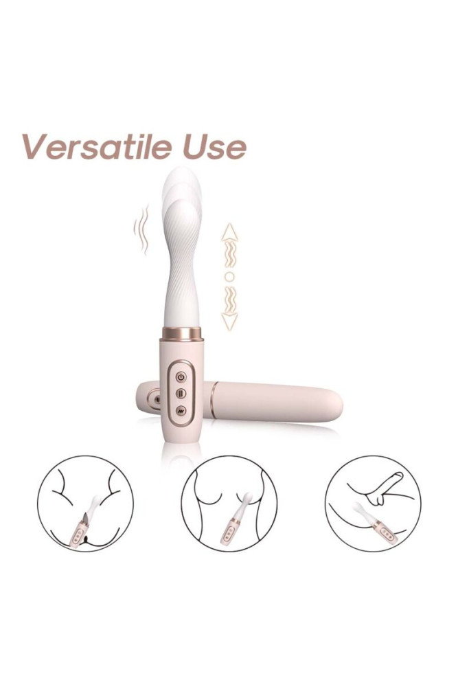 ARMONY - VIBRATORE ROTATORE E MACCHINA TELESCOPICA AUTOMATICA GIALLO