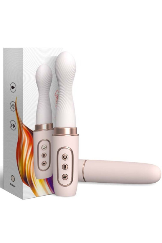 ARMONY - VIBRATORE ROTATORE E MACCHINA TELESCOPICA AUTOMATICA GIALLO