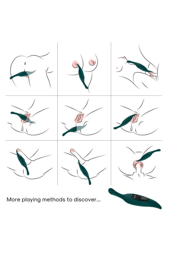 ARMONY - STIMOLATORE E VIBRATORE VERDE FOGLIA