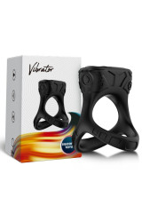 ARMONY - ANELLO VIBRATORE E MULTIPOSIZIONE NERO