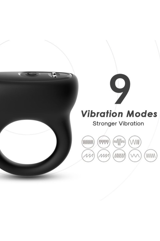 ARMONY - ANELLO VIBRATORE NERO