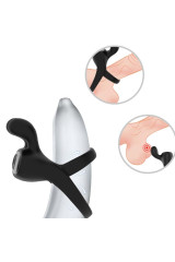 ARMONY - ANELLO VIBRATORE RABBIT NERO