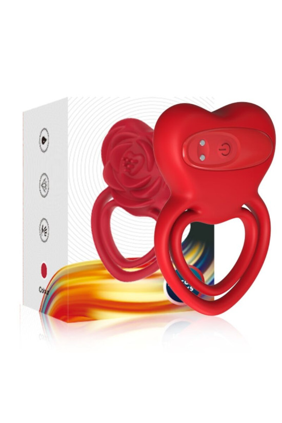 ARMONY - ANELLO VIBRATORE CUORE ROSSO