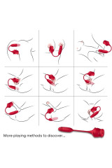 ARMONY - ROSEKNIGTH CLITORIDE SUCKER & VIBRATOR ROSSO