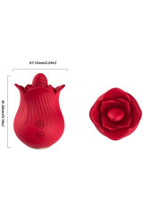 ARMONY - VIBRATORE E STIMOLATORE ROSA ROSSO