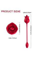 ARMONY - VIBRATORE ROSA CON COLA ROSSO