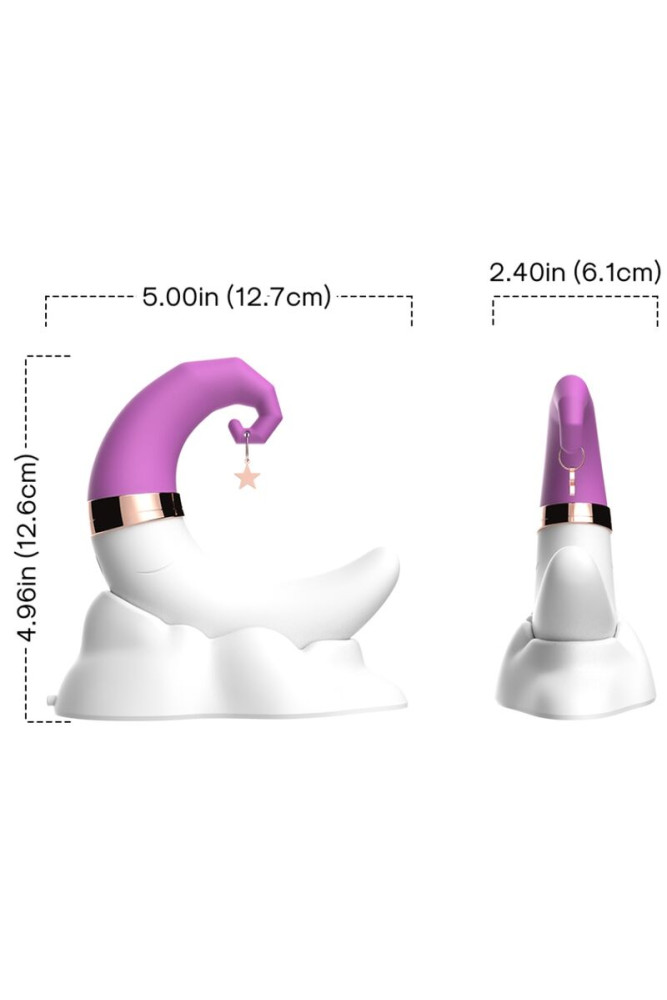 ARMONY - SWEETMOON CLITORIDE E PUNTO G VENTOSA ROSA