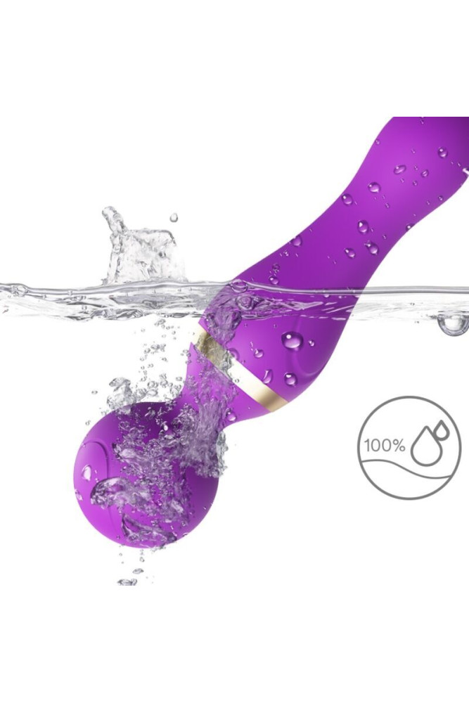 ARMONY - MASSAGGIATORE E VIBRATORE FREEZA TESTA SUPER FLESSIBILE VIOLA