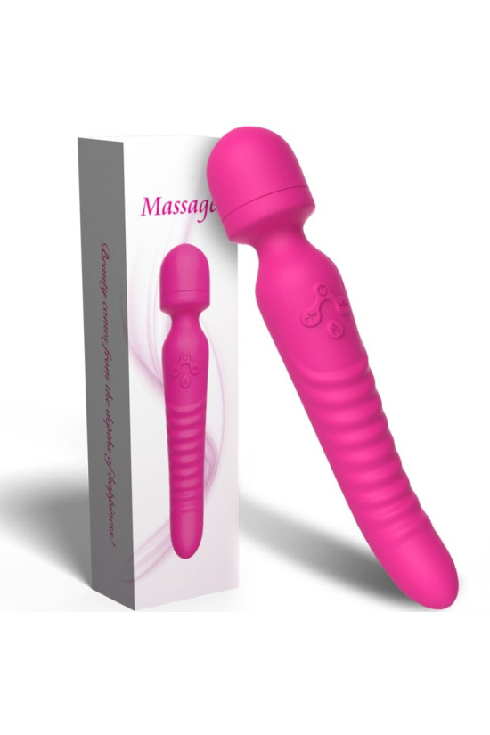 ARMONY - MISSION MASSAGGIATORE E VIBRATORE EFFETTO CALORE FUCSIA