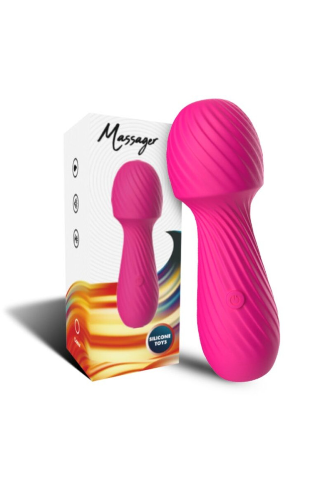 ARMONY - MASSAGGIATORE DAZZLE E VIBRATORE PICCOLO FUCSIA