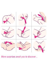 ARMONY - MASSAGGIATORE E VIBRATORE A Y-WAND DOPPIA TESTA FUCSIA