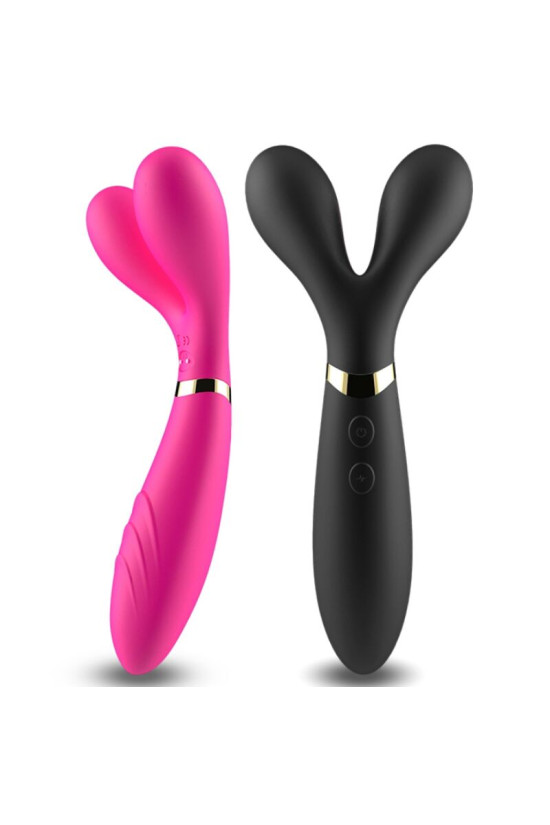 ARMONY - MASSAGGIATORE E VIBRATORE A Y-WAND DOPPIA TESTA FUCSIA