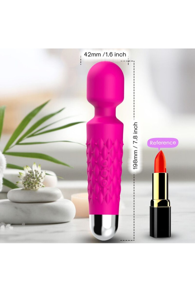 ARMONY - MASSAGGIATORE E VIBRATORE POSTINO TESTA SUPER FLESSIBILE FUCSIA