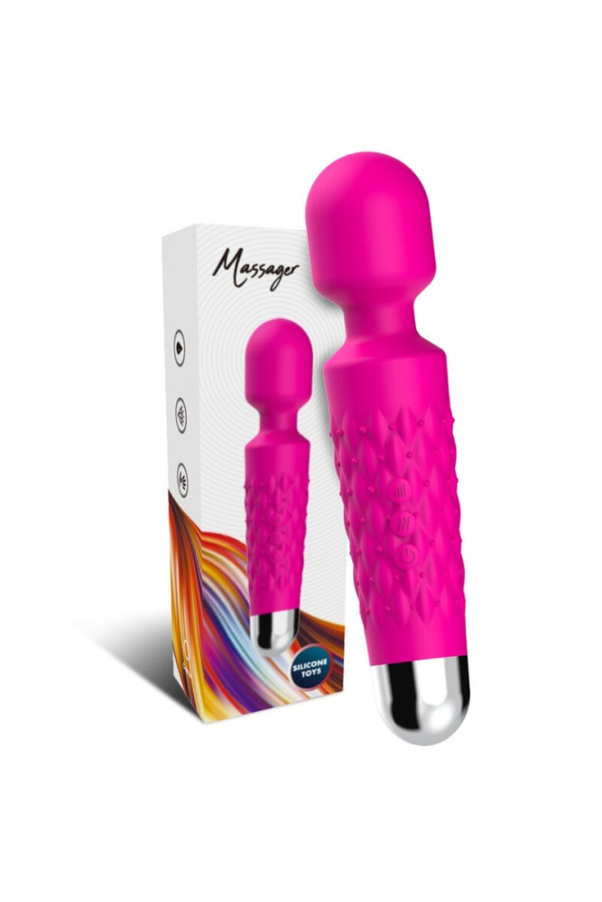 ARMONY - MASSAGGIATORE E VIBRATORE POSTINO TESTA SUPER FLESSIBILE FUCSIA