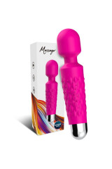 ARMONY - MASSAGGIATORE E VIBRATORE POSTINO TESTA SUPER FLESSIBILE FUCSIA