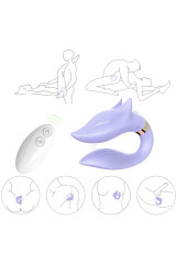 ARMONY - VIBRATORE FOX PER COPPIA TELECOMANDO VIOLA