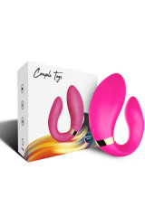 ARMONY - VIBRATORE A MEZZALUNA PER COPPIA TELECOMANDO FUCSIA