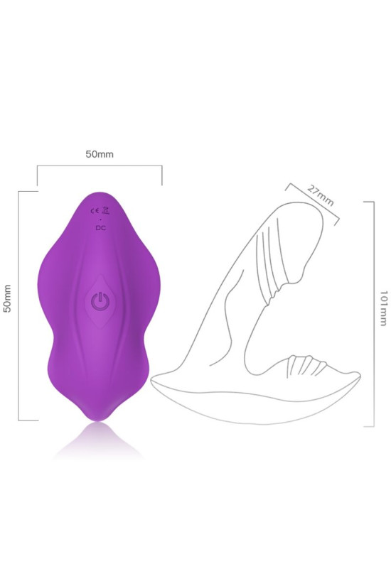 ARMONY - VIBRATORE FISCHIETTO INTRODUCIBILE TELECOMANDO VIOLA