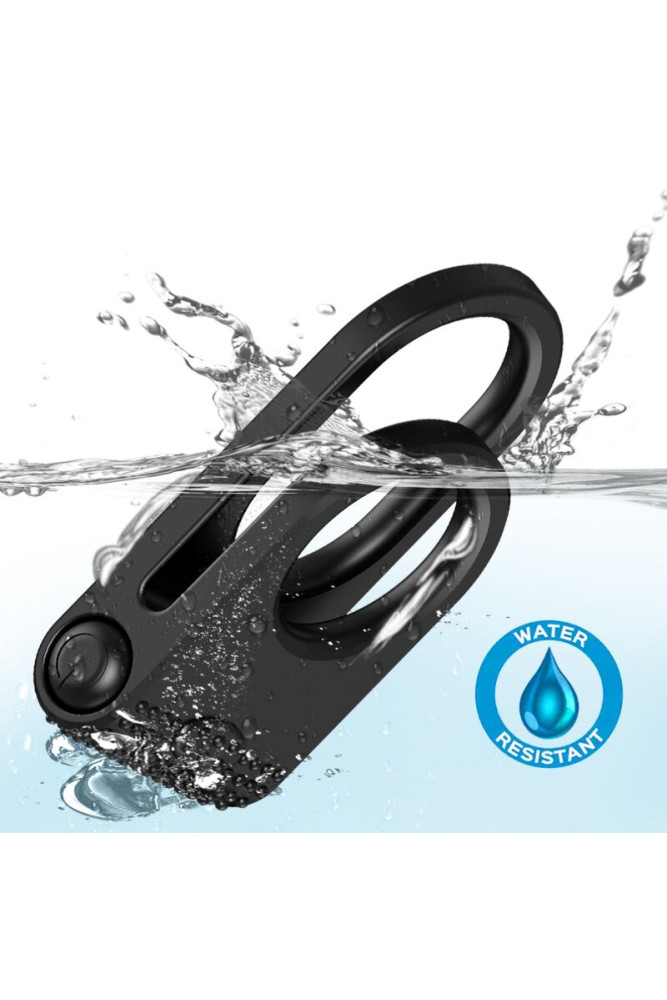 ARMONY - TWINS DOPPIO ANELLO VIBRATORE PER COPPIA NERO