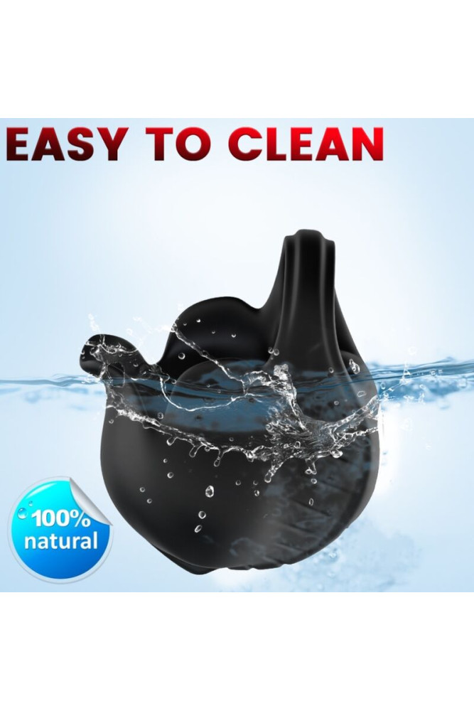 ARMONY - ANELLO VIBRATORE A COPPE NERO