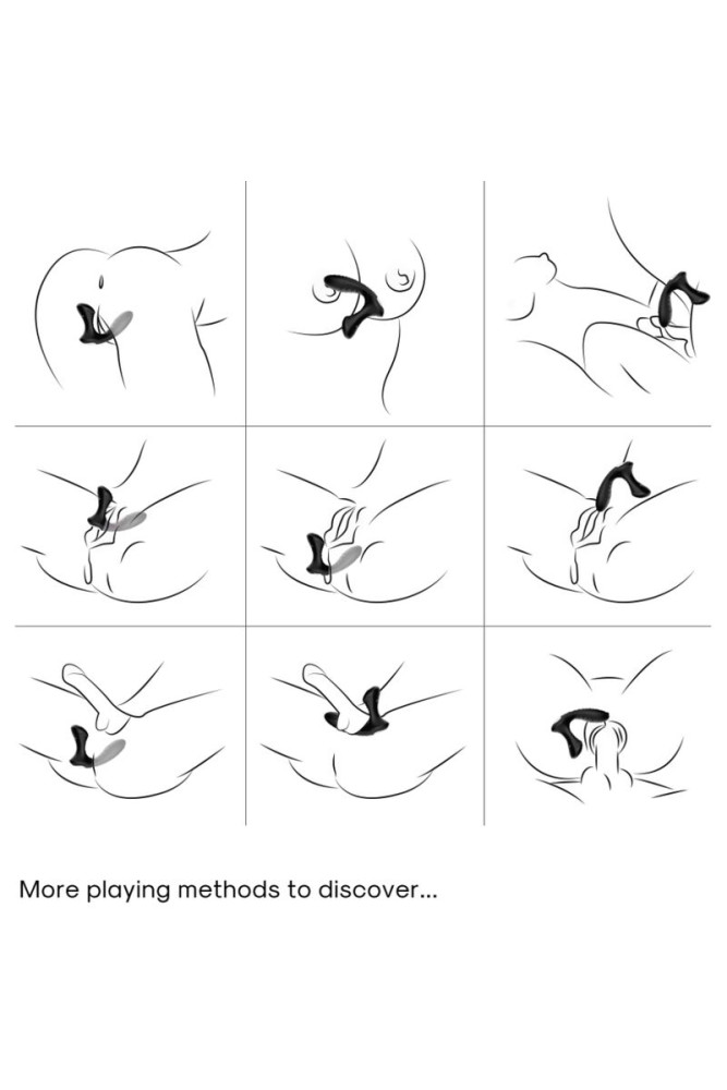 ARMONY - VIBRATORE STORM PROSTATA ANALE E TELECOMANDO PLUG NERO