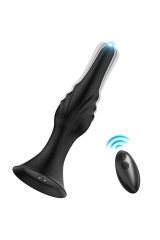 ARMONY - VIBRATORE E PLUG ANALE TELECOMANDO NERO