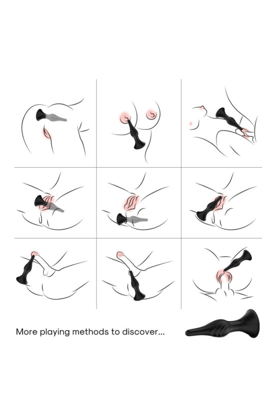 ARMONY - VIBRATORE E PLUG ANALE TELECOMANDO NERO