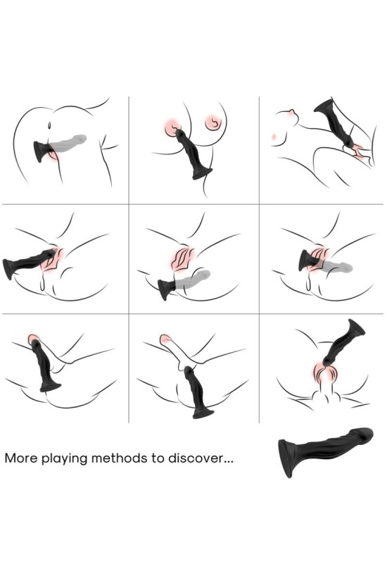 ARMONY - VIBRATORE DILDO E TELECOMANDO PLUG ANALE NERO