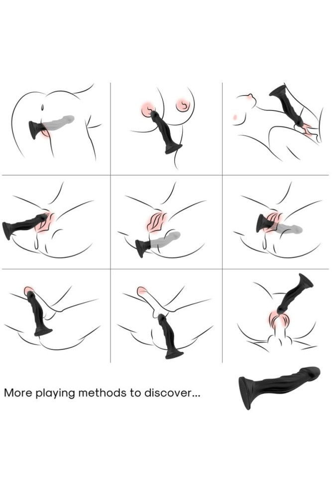 ARMONY - VIBRATORE DILDO E TELECOMANDO PLUG ANALE NERO