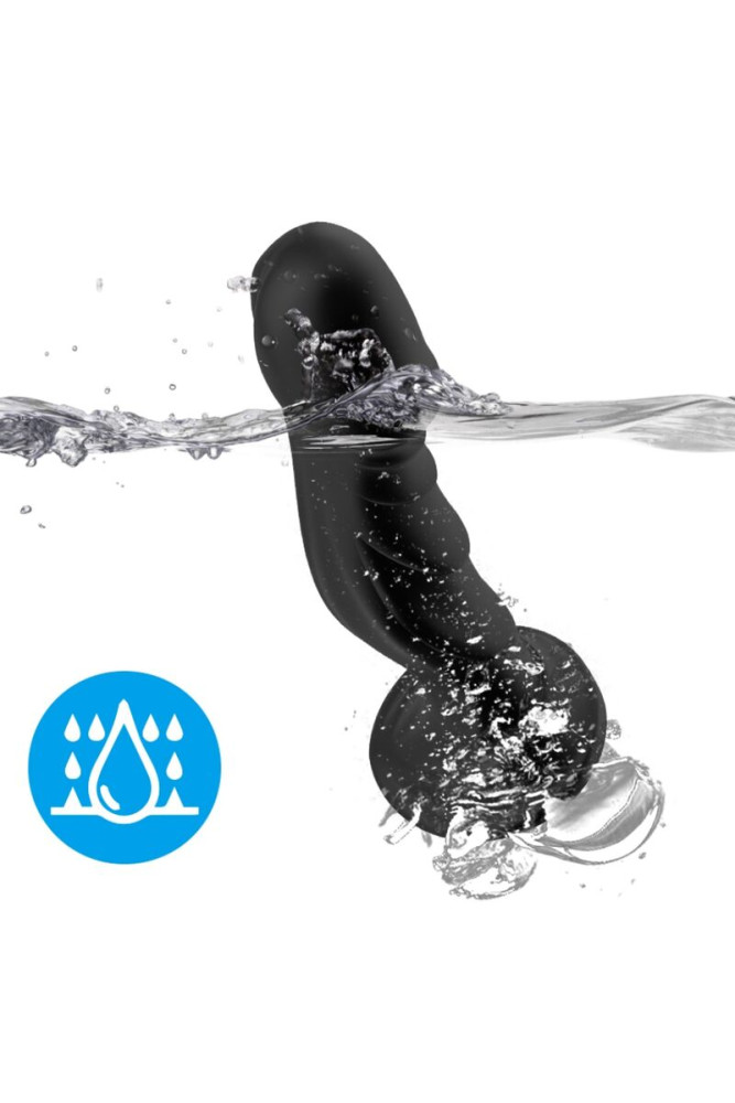 ARMONY - VIBRATORE DILDO E TELECOMANDO PLUG ANALE NERO