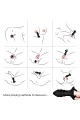 ARMONY - VIBRATORE A DITA KYLIN E TELECOMANDO CON PRESA ANALE NERO