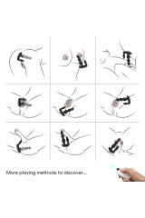 ARMONY - VIBRATORE E STIMOLATORE MANFUN PLUG ANALE TELECOMANDO NERO