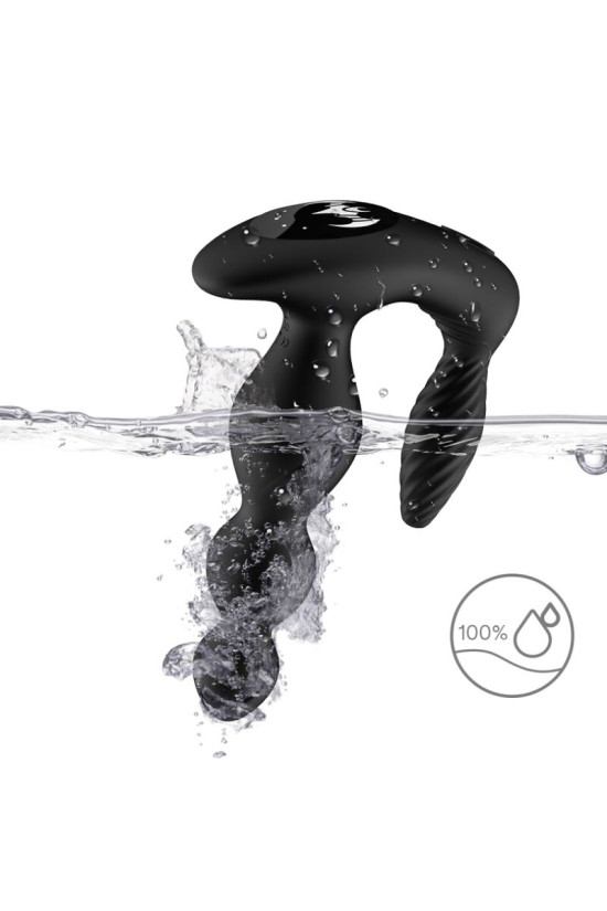 ARMONY - VIBRATORE E STIMOLATORE MANFUN PLUG ANALE TELECOMANDO NERO