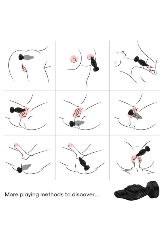 ARMONY - VIBRATORE E PLUG ANALE TELECOMANDO NERO