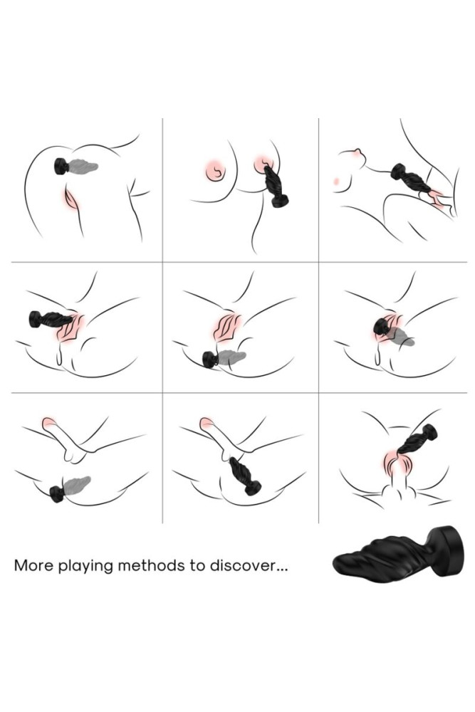 ARMONY - VIBRATORE E PLUG ANALE TELECOMANDO NERO