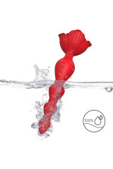ARMONY - PAGODA VIBRATORE ROSA E PLUG ANALE ROSSO