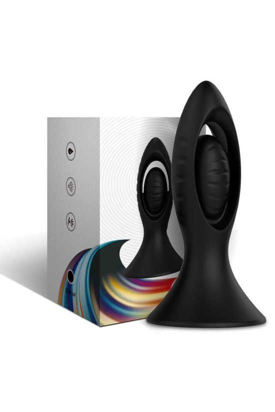 ARMONY - VIBRATORE E PLUG ANALE IN SILICONE NERO