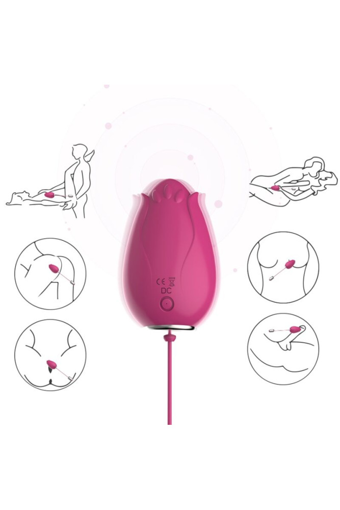 ARMONY - MANDALA EGG VIBRATORE G-SPOT REMOTE CONTROL FUCSIA