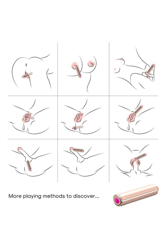 ARMONY - TESTATA VIBRATORE BULLET TELECOMANDO DORATO 2 CM X 8.8 CM