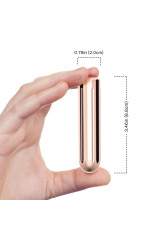 ARMONY - TESTATA VIBRATORE BULLET TELECOMANDO DORATO 2 CM X 8.8 CM