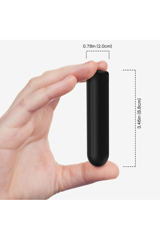 ARMONY - TESTATA VIBRATORE BULLET TELECOMANDO NERO 2 CM X 8.8 CM