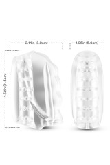 ARMONY - MASTURBATORE MAESTRO E VIBRATORE TRASPARENTE