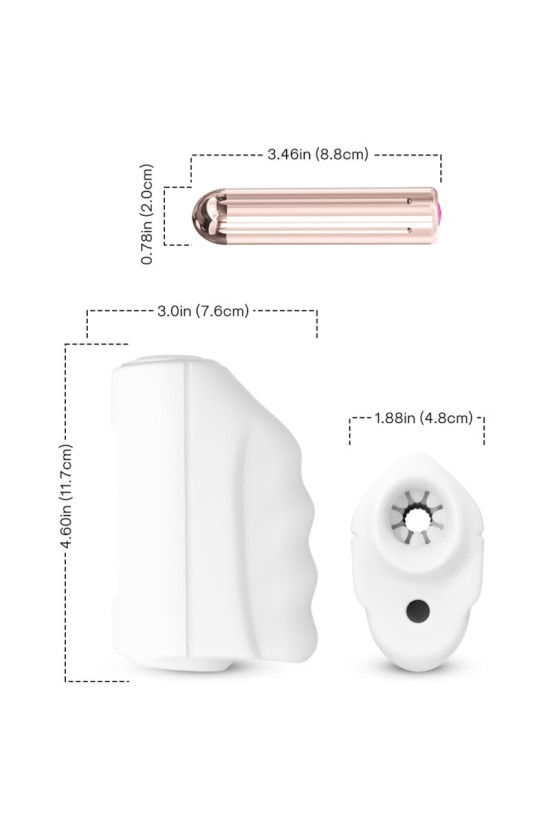 ARMONY - MASTURBATORE E VIBRATORE MAESTRO BIANCO