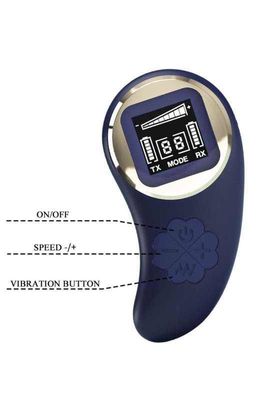 PRETTY LOVE - TELECOMANDO UOVO VIBRANTE MINA BLU